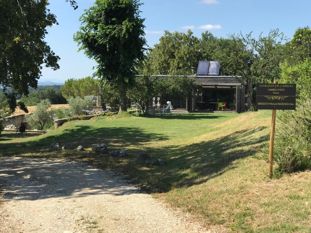 Marquis De Carrou Bed and Breakfast Rochefort-Sanson Buitenkant foto